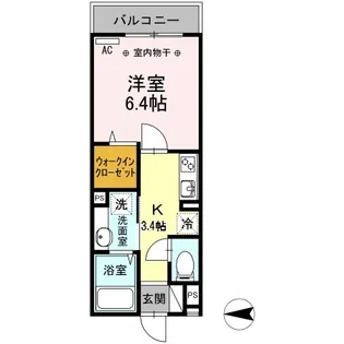 M.Oハイツ31【2階】の間取り