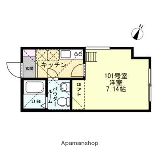 レジデンス久地【1階】の間取り