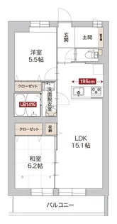 アグロラトス ヒサリコ【1階】の間取り