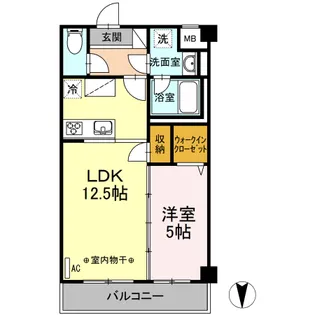 TERRACE WELLNESS【3階】の間取り