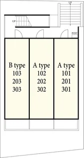 ファミーユ入江【2階】の間取り