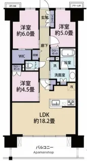 エクセレントシティ本厚木駅前【10階】の間取り