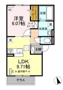 グランドゥール Ⅱ【1階】の間取り