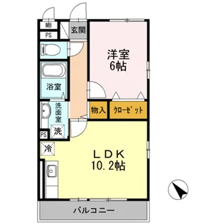 アピーズ【3階】の間取り