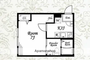 ミネット桜ヶ丘【2階】の間取り