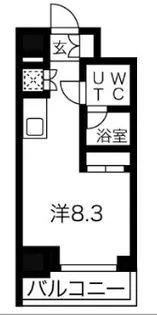 1Rの間取り画像