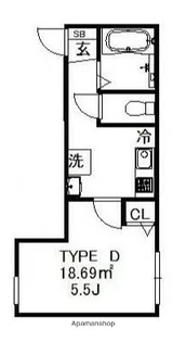 BELLE NOIRE K【3階】の間取り