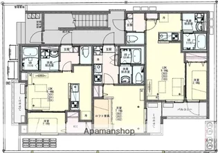 KEIAI RESIDENCE 淵野辺Ⅱ【3階】の間取り