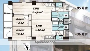 GRAND CITY【5階】の間取り