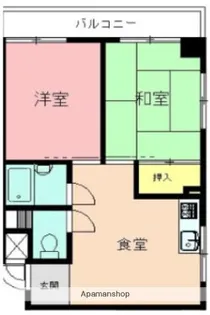 レジデンス秀【1階】の間取り