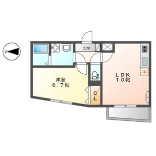 FOREST CAPE【1階】の間取り