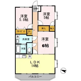 SAYSHELL【3階】の間取り