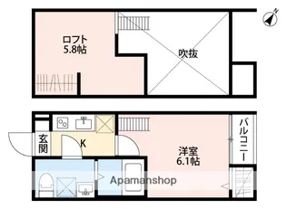 リヴェール中央林間【1階】の間取り