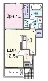 梅の木テラス【1階】の間取り