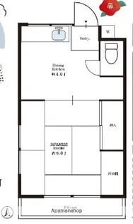 コーポ椿【2階】の間取り