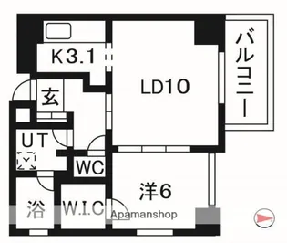 クリオ横須賀本町【2階】の間取り