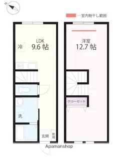 ハーミットクラブハウスMIX根岸(仮)【1階】の間取り