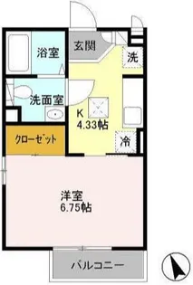 グレイス鎌倉B【1階】の間取り