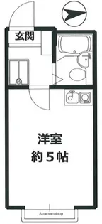 KSGマリーン三ツ堀Ⅲ【1階】の間取り