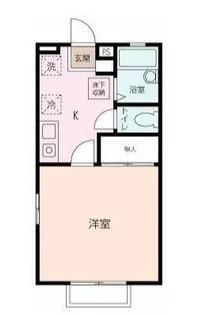 クロスローズA【1階】の間取り