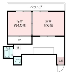 ハイツリー【2階】の間取り