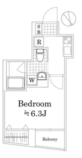 ラフィスタ横浜黄金町【1階】の間取り