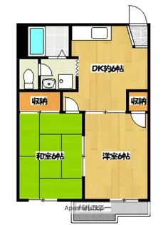 サンヒルズ辰巳【1階】の間取り