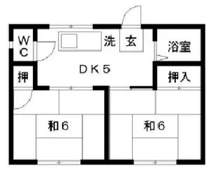 ハイツトキワ【1階】の間取り