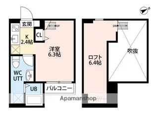 ラブリーレジデンス相模原(ラブリーレジデンスサガミハラ)【2階】の間取り