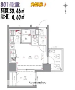 AZEST武蔵小杉【2階】の間取り