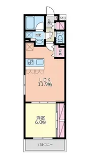 VRD伊勢原【0301号室】の間取り
