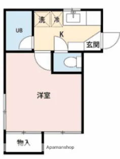 チェリーハイツ【1階】の間取り