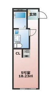 1Kの間取り画像