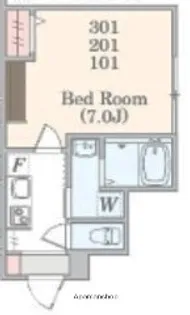 アザーレ・パッシオ藤沢長後【2階】の間取り