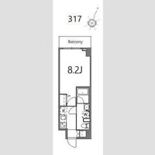 ティーステージジェイアール浜川崎【3階】の間取り