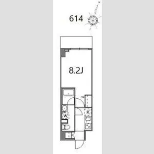 ティーステージジェイアール浜川崎【6階】の間取り
