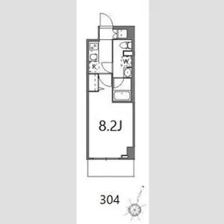 ティーステージジェイアール浜川崎【3階】の間取り
