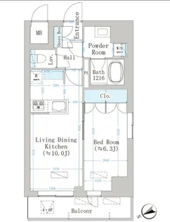 グレースティリア【3階】の間取り