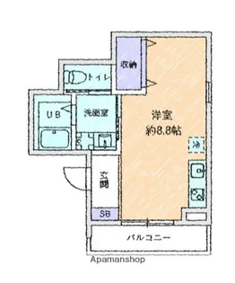 シーンプラス小田急相模原NORTH【3階】の間取り
