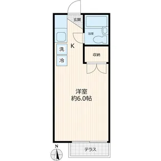 メゾンオリヤマ【1階】の間取り