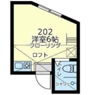 ユニテックホームズ【2階】の間取り