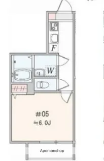 1Kの間取り画像