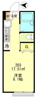 AZESTーRENT武蔵新城【2階】の間取り