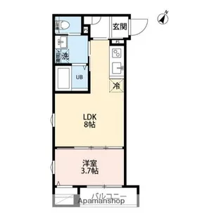 カーサ西鶴間【3階】の間取り