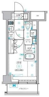 セジョリ横浜WESTⅡ【7階】の間取り