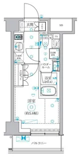 セジョリ横浜WESTⅡ【8階】の間取り