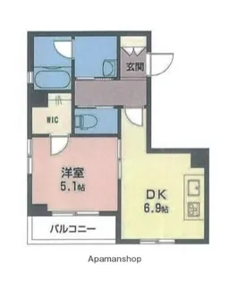 フェリスハウス川崎【3階】の間取り