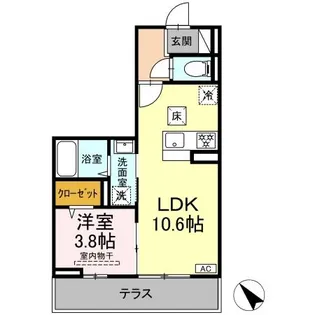 (仮称)港南台3丁目OM計画【1階】の間取り