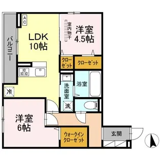ヴィルフレア深見台【3階】の間取り