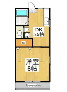 パーシモンアネックス【1階】の間取り